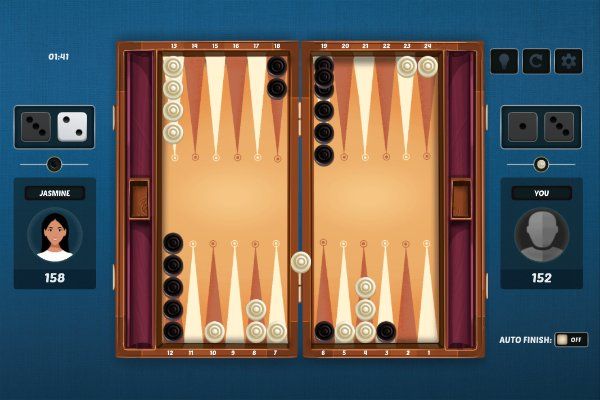 Backgammon Duel 🕹️ 🎲 | Strategie Brettspiel Kostenloses Browserspiel - Bild 2