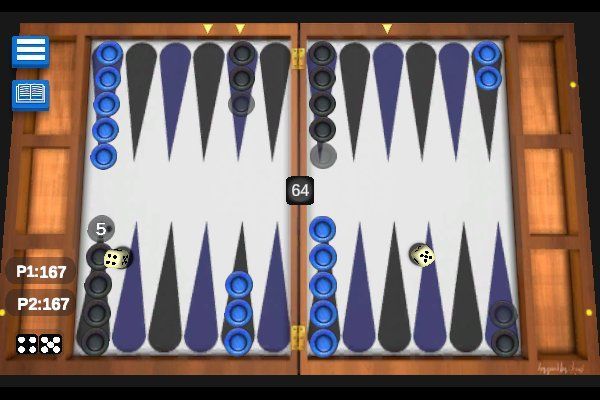 Backgammon 🕹️ 🎲 | Brettspiel Logik Kostenloses Browserspiel - Bild 1