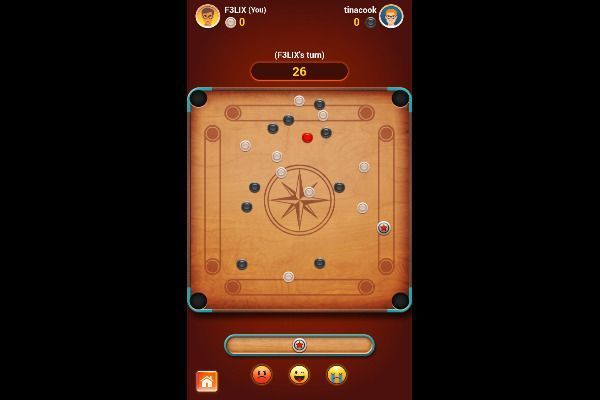Carrom with Buddies 🕹️ 🎲 | Free Casual Board Browser Game - Image 1