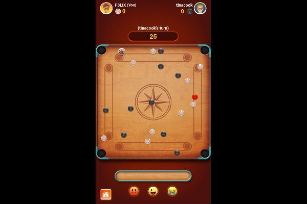 Carrom with Buddies 🕹️ 🎲 | Casual Brettspiel Kostenloses Browserspiel - Bild 2