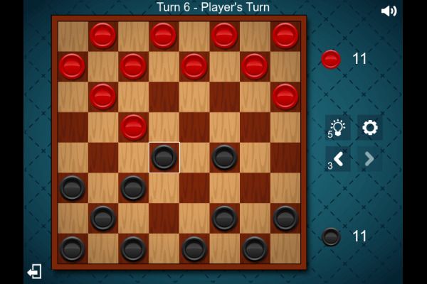 Casual Checkers 🕹️ 🎲 | Free Strategy Board Browser Game - Image 2