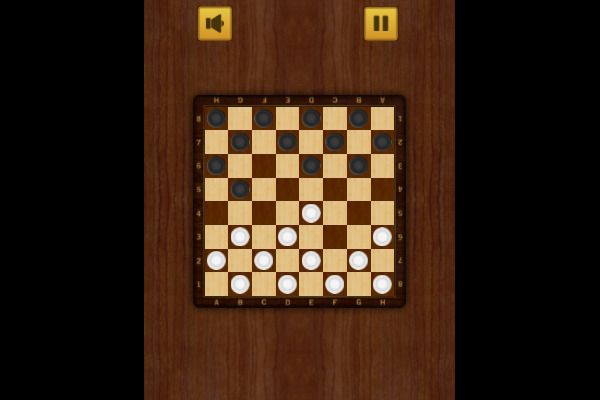 Checkers Classic 🕹️ 🎲 | Brettspiel Geschicklichkeit Kostenloses Browserspiel - Bild 1
