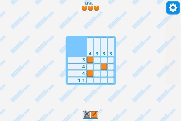 Classic Nonogram 🕹️ 🎲 | Gioco per browser da tavolo rompicapo - Immagine 1