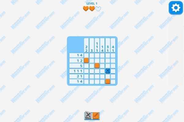 Classic Nonogram 🕹️ 🎲 | Brettspiel Puzzle Kostenloses Browserspiel - Bild 3