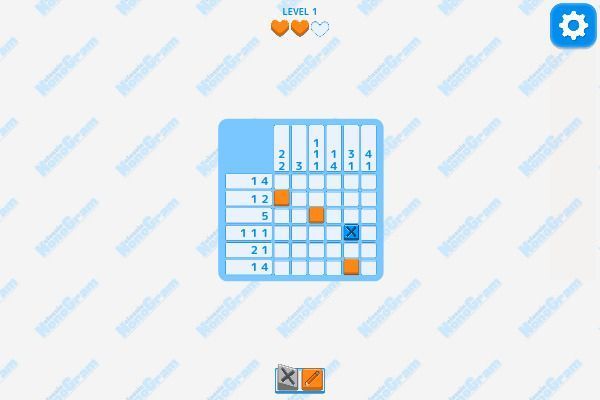 Classic Nonogram 🕹️ 🎲 | Gioco per browser da tavolo rompicapo - Immagine 3