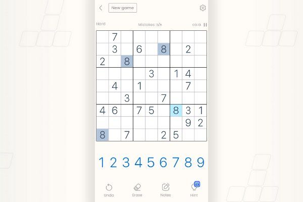 Classic Sudoku Puzzle 🕹️ 🎲 | Jeu de navigateur de puzzle de société - Image 3