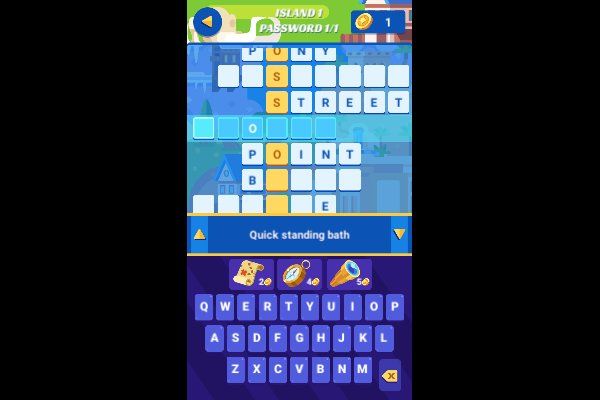 Crossword Island 🕹️ 🎲 | Free Puzzle Board Browser Game - Image 3