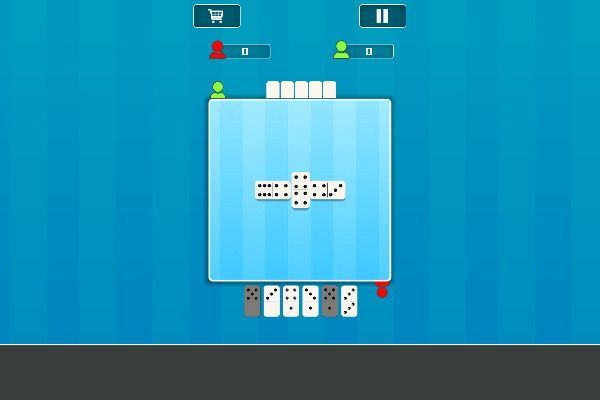Dominoes Big 🕹️ 🎲 | Free Board Puzzle Browser Game - Image 1
