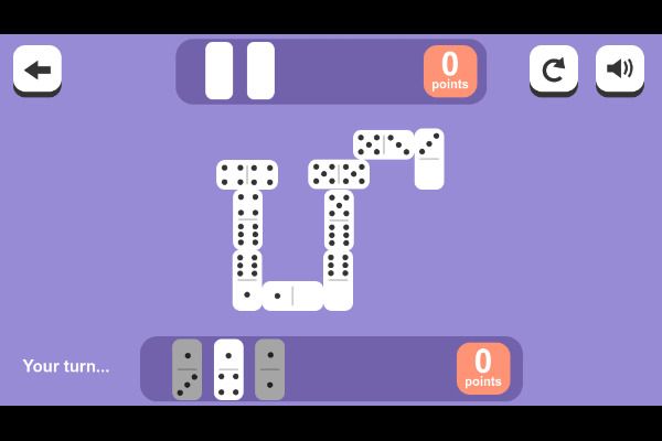 Dominoes Classic 🕹️ 🎲 | Brettspiel Geschicklichkeit Kostenloses Browserspiel - Bild 2