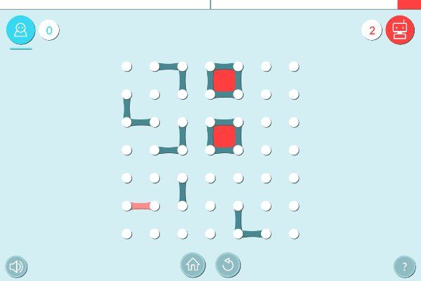 Dots and Boxes 🕹️ 🎲 | Jogo de navegador de quebra-cabeças de tabuleiro - Imagem 2