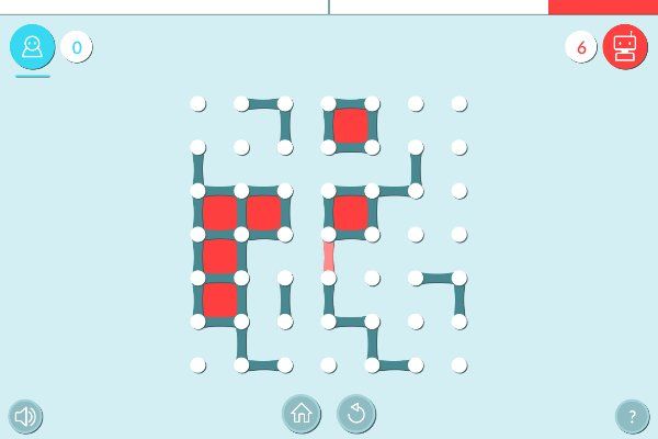 Dots and Boxes 🕹️ 🎲 | Free Puzzle Board Browser Game - Image 3
