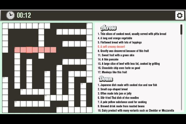 Holiday Crossword 🕹️ 🎲 | Gioco per browser da tavolo rompicapo - Immagine 2