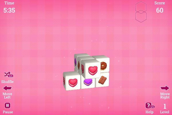 Mahjong 3D Candy 🕹️ 🎲 | Free Puzzle Board Browser Game - Image 2