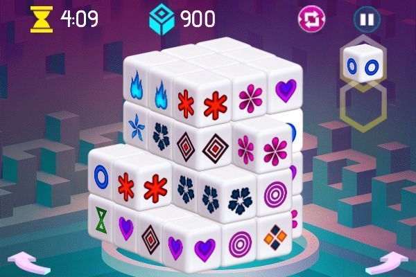 Mahjong 3D 🕹️ 🎲 | Free Puzzle Board Browser Game - Image 3