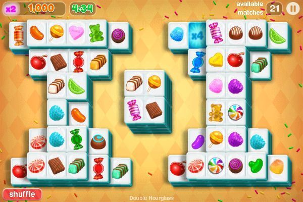 Mahjongg Candy 🕹️ 🎲 | Jogo de navegador de quebra-cabeças de tabuleiro - Imagem 1