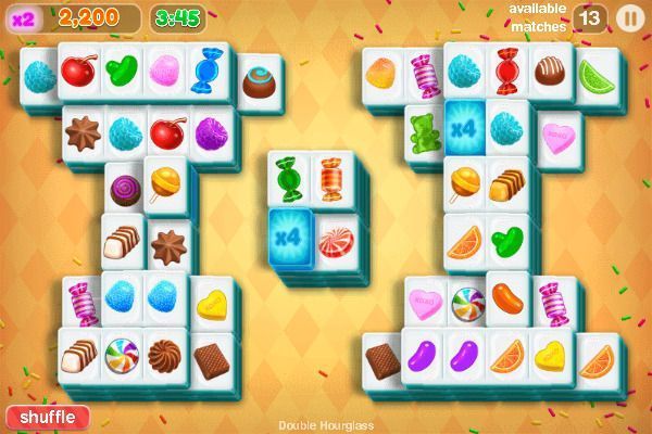 Mahjongg Candy 🕹️ 🎲 | Jeu de navigateur de puzzle de société - Image 2