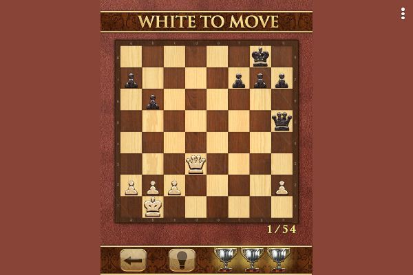 Mate in One Move 🕹️ 🎲 | Brettspiel Puzzle Kostenloses Browserspiel - Bild 1