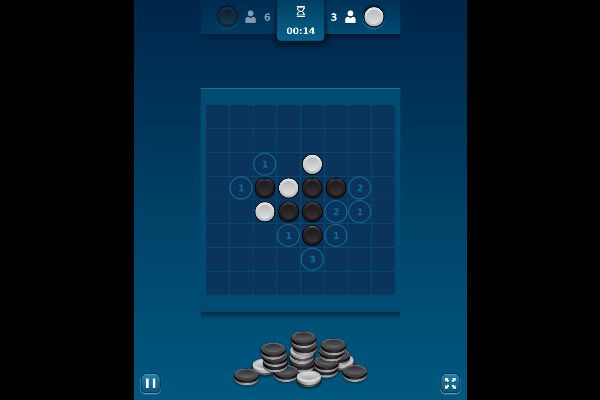 Reversi Mania 🕹️ 🎲 | Gioco per browser da tavolo di strategia - Immagine 1