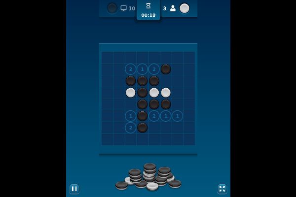 Reversi Mania 🕹️ 🎲 | Gioco per browser da tavolo di strategia - Immagine 2