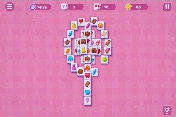 Solitaire Mahjong Candy 🕹️ 🎲 | Juego de navegador rompecabezas de mesa - Imagen 1