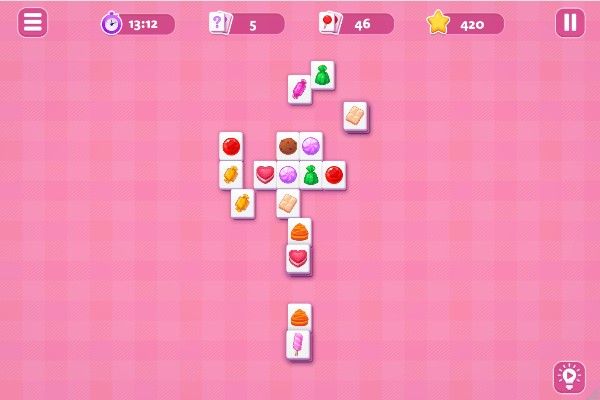 Solitaire Mahjong Candy 🕹️ 🎲 | Gioco per browser rompicapo da tavolo - Immagine 3