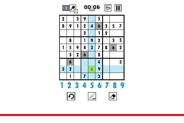 Sudoku Classic 🕹️ 🎲 | Brettspiel Geschicklichkeit Kostenloses Browserspiel - Bild 3