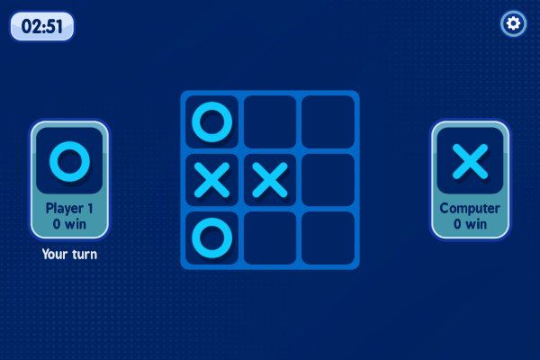 Tic Tac Toe Master 🕹️ 🎲 | Jeu de navigateur de puzzle de société - Image 1