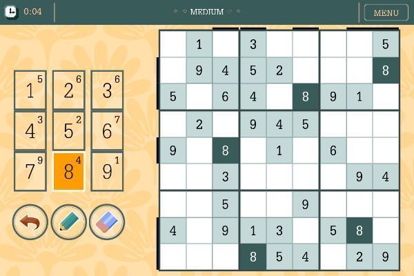 Ultimate Sudoku 🕹️ 🎲 | Puzzle Brettspiel Kostenloses Browserspiel - Bild 2
