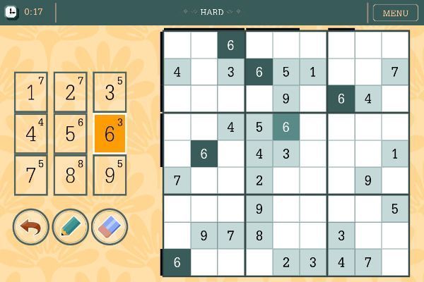 Ultimate Sudoku 🕹️ 🎲 | Puzzle Brettspiel Kostenloses Browserspiel - Bild 3