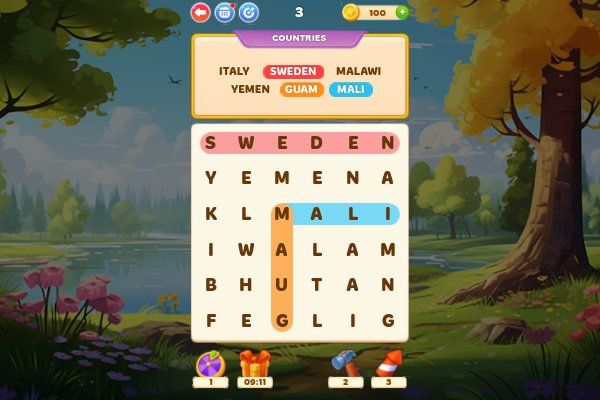 Word Search 🕹️ 🎲 | Jeu de navigateur de puzzle de société - Image 3