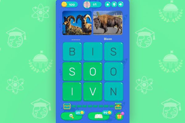 Word Search Fun 🕹️ 🎲 | Free Puzzle Board Browser Game - Image 1