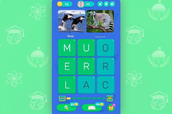 Word Search Fun 🕹️ 🎲 | Juego de navegador rompecabezas de mesa - Imagen 2