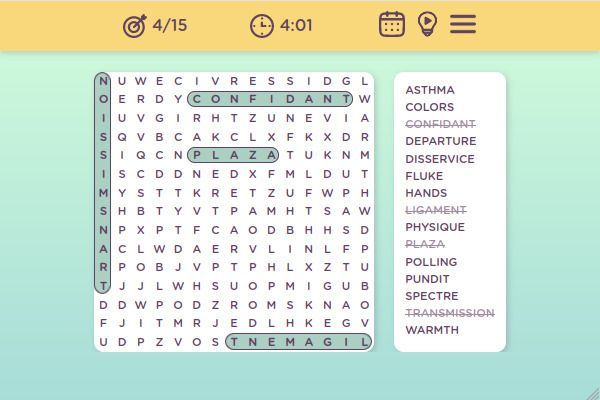 Word Search 🕹️ 🎲 | Free Board Puzzle Browser Game - Image 3