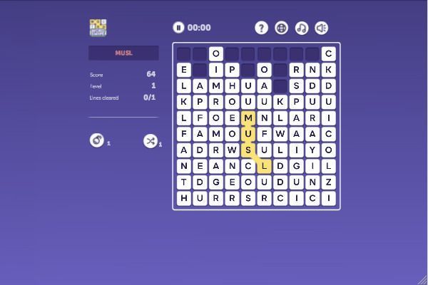 Word Swipe 🕹️ 🎲 | Brettspiel Puzzle Kostenloses Browserspiel - Bild 2