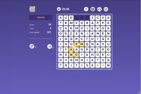 Word Swipe 🕹️ 🎲 | Brettspiel Puzzle Kostenloses Browserspiel - Bild 3