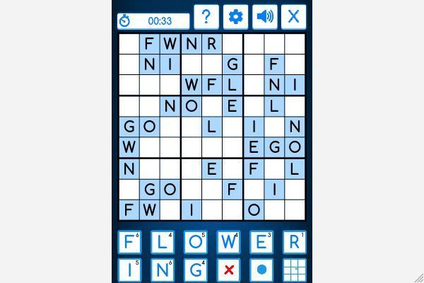 Wordoku 🕹️ 🎲 | Puzzle Brettspiel Kostenloses Browserspiel - Bild 1
