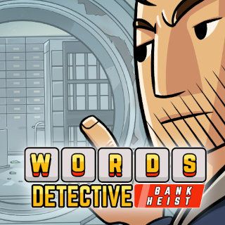 Play Words Detective Bank Heist  🕹️ 🎲