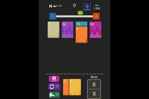 2048 Solitaire 🕹️ 🃏 | Free Cards Skill Browser Game - Image 1