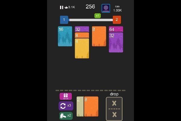 2048 Solitaire 🕹️ 🃏 | Jogo de navegador de cartas de habilidade - Imagem 2