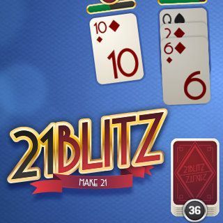 Play 21 Blitz  🕹️ 🃏