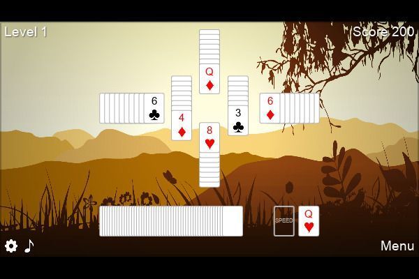 6 Peaks Solitaire 🕹️ 🃏 | Juego de navegador de cartas rompecabezas - Imagen 3