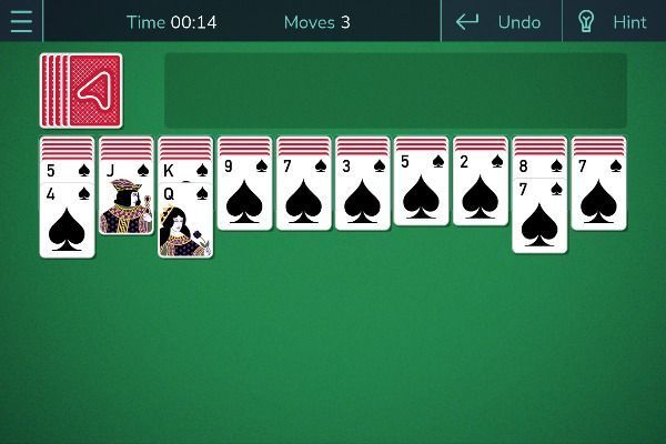 Arkadium Spider Solitaire 🕹️ 🃏 | Gioco per browser di carte da tavolo - Immagine 1