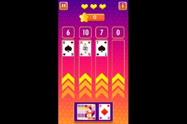 Cards 21 🕹️ 🃏 | Free Cards Puzzle Browser Game - Image 1