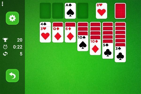 Classic Solitaire Deluxe 🕹️ 🃏 | Free Cards Browser Game - Image 2