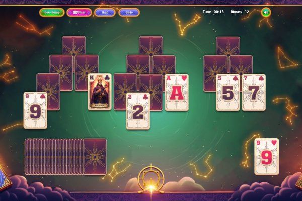 Fortune's Deck Solitaire 🕹️ 🃏 | Jogo de navegador de quebra-cabeças de cartas - Imagem 3