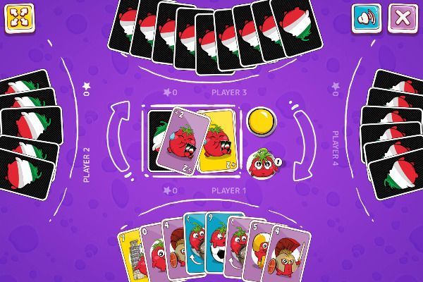 Four Colors World Tour Multiplayer 🕹️ 🃏 | Kartenspiel Puzzle Kostenloses Browserspiel - Bild 3