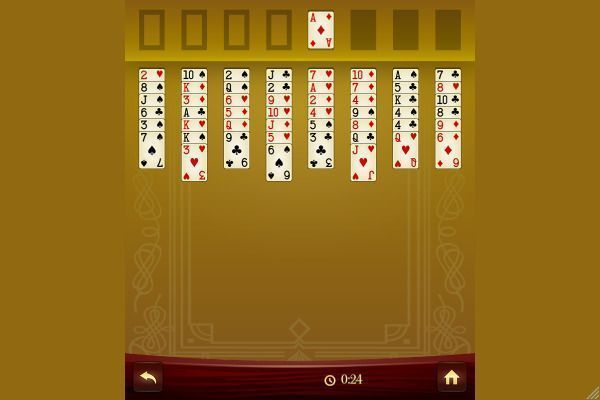 FreeCell Solitaire Classic 🕹️ 🃏 | Juego de navegador de lógica de cartas - Imagen 2