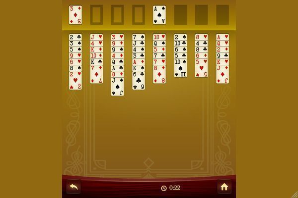 FreeCell Solitaire Classic 🕹️ 🃏 | Kartenspiel Logik Kostenloses Browserspiel - Bild 3