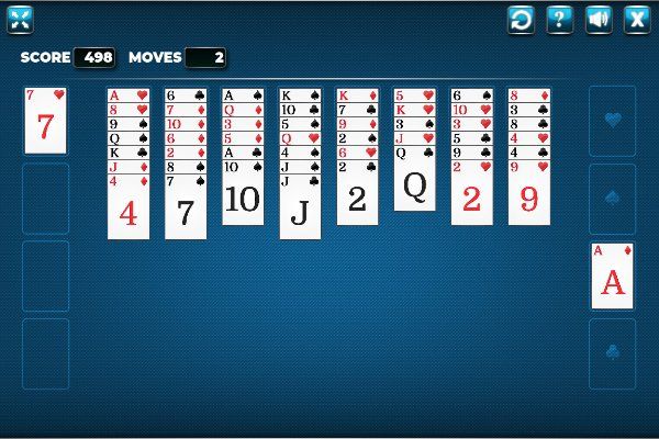 Freecell Solitaire 🕹️ 🃏 | Jeu de navigateur de puzzle de cartes - Image 1