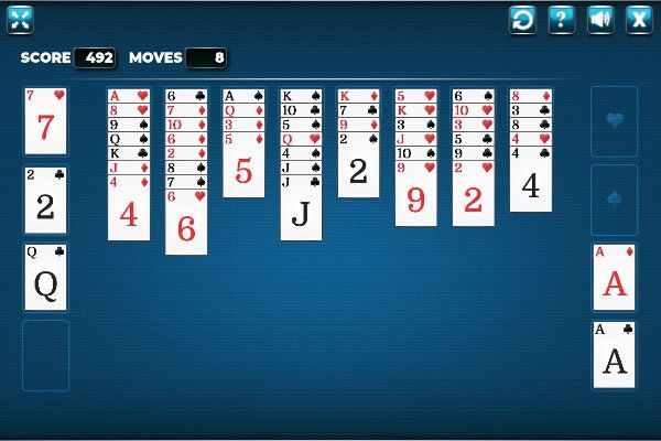 Freecell Solitaire 🕹️ 🃏 | Jeu de navigateur de puzzle de cartes - Image 2